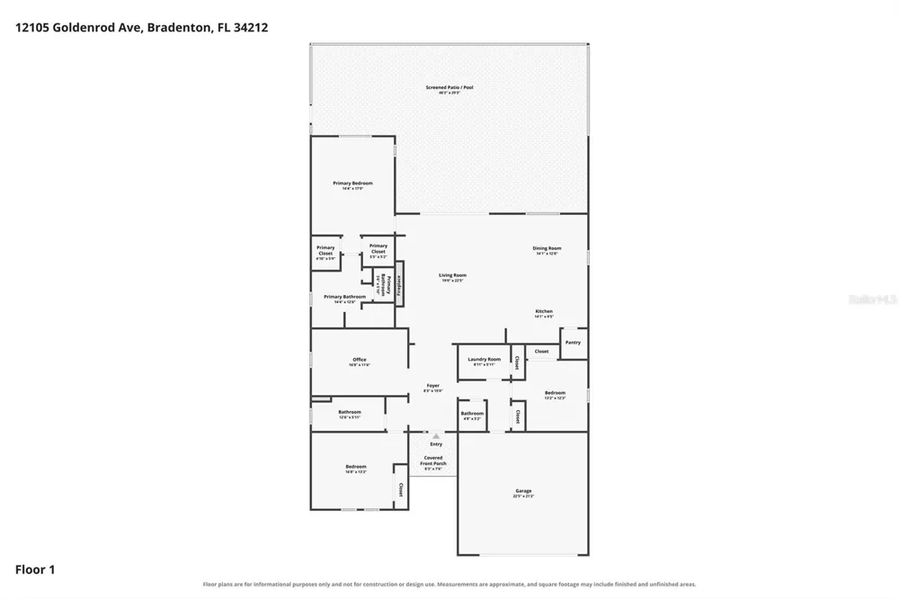 12105 GOLDENROD AVENUE Bradenton, FL 34212