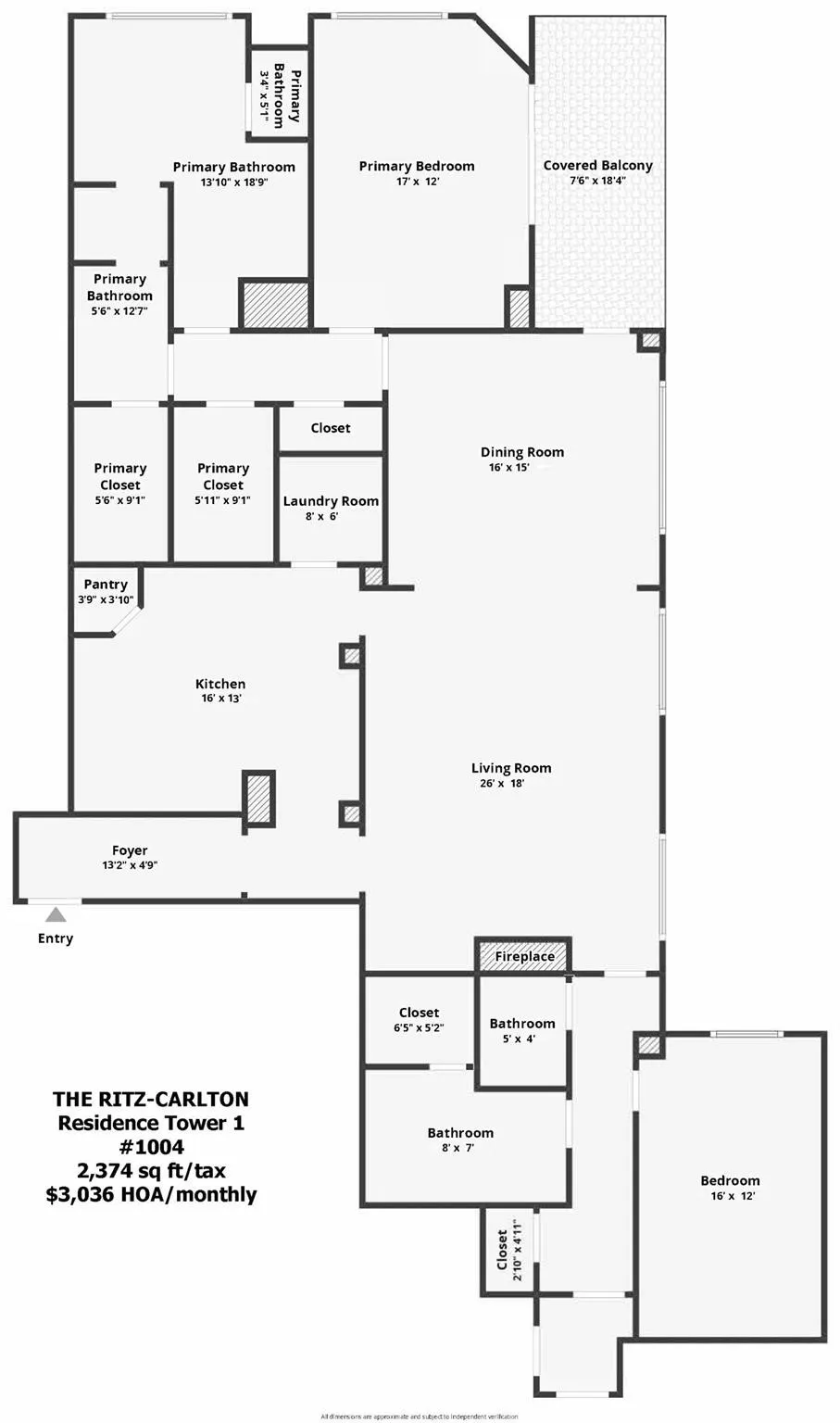 2525 PEARL STREET #1004 Dallas, TX 75201