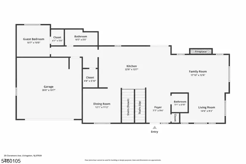 25 Claremont Ave Livingston, NJ 07039