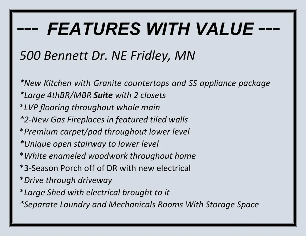 500 Bennett Drive NE Fridley, MN 55432