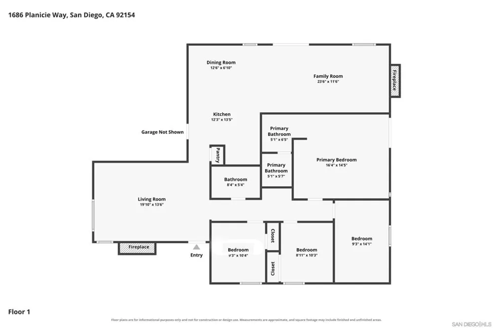 1686 Planicie Way San Diego, CA 92154