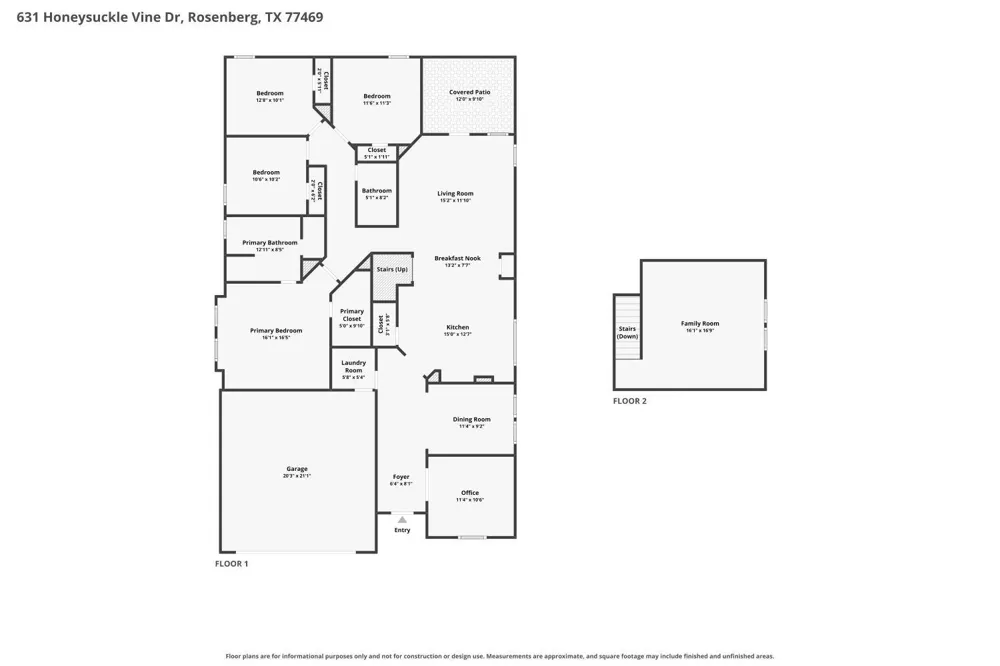 631 Honeysuckle Vine Drive Rosenberg, TX 77469