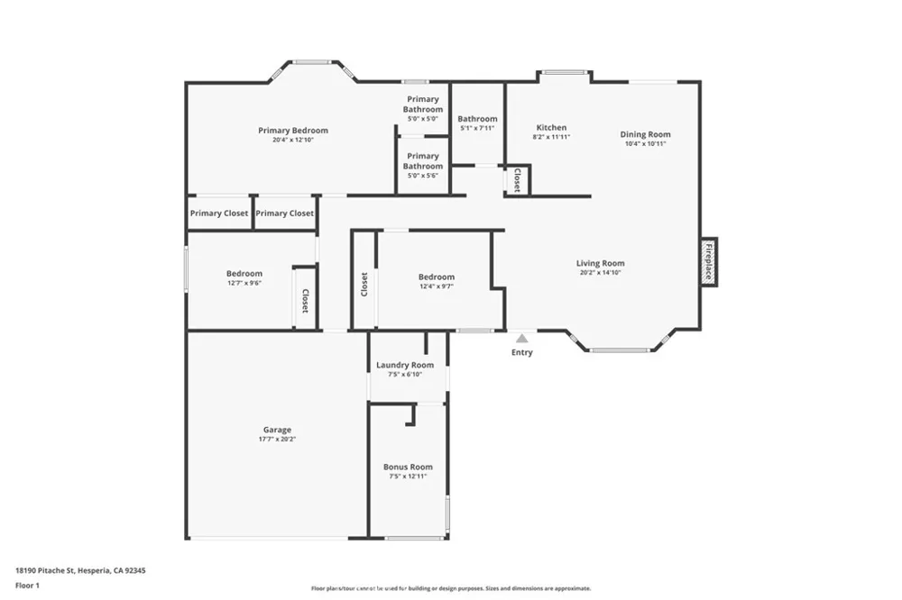 18190 Pitache Street Hesperia, CA 92345