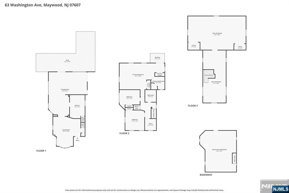 63 Washington Avenue Maywood, NJ 07607