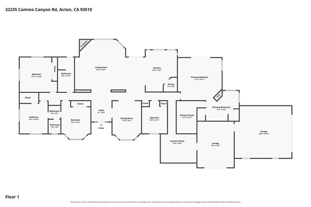 32235 Camino Canyon Acton, CA 93510