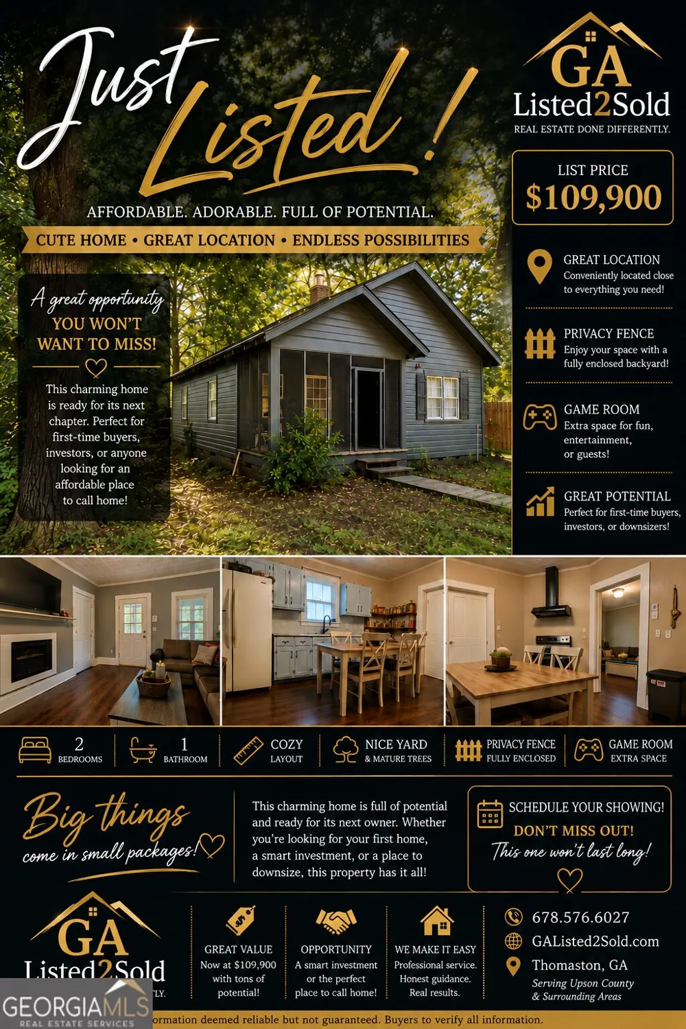 405 N Bethel ST Thomaston, GA 30286