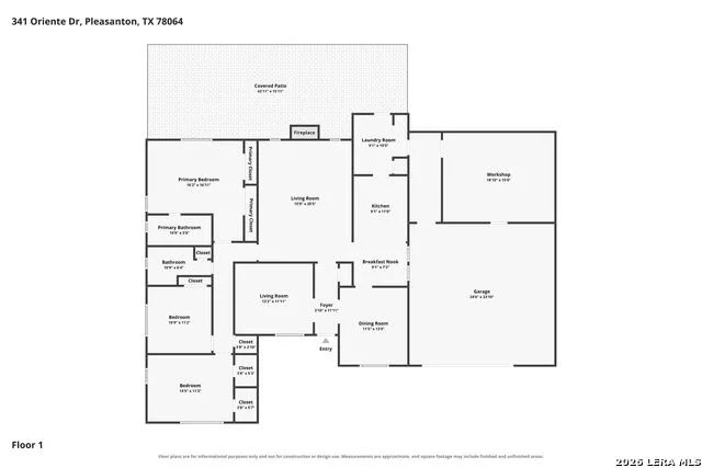 341 ORIENTE DR Pleasanton, TX 78064