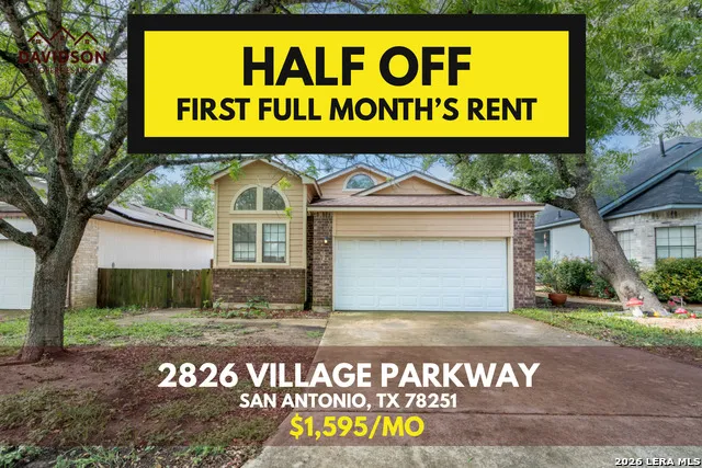 2826 VILLAGE PKWY San Antonio, TX 78251