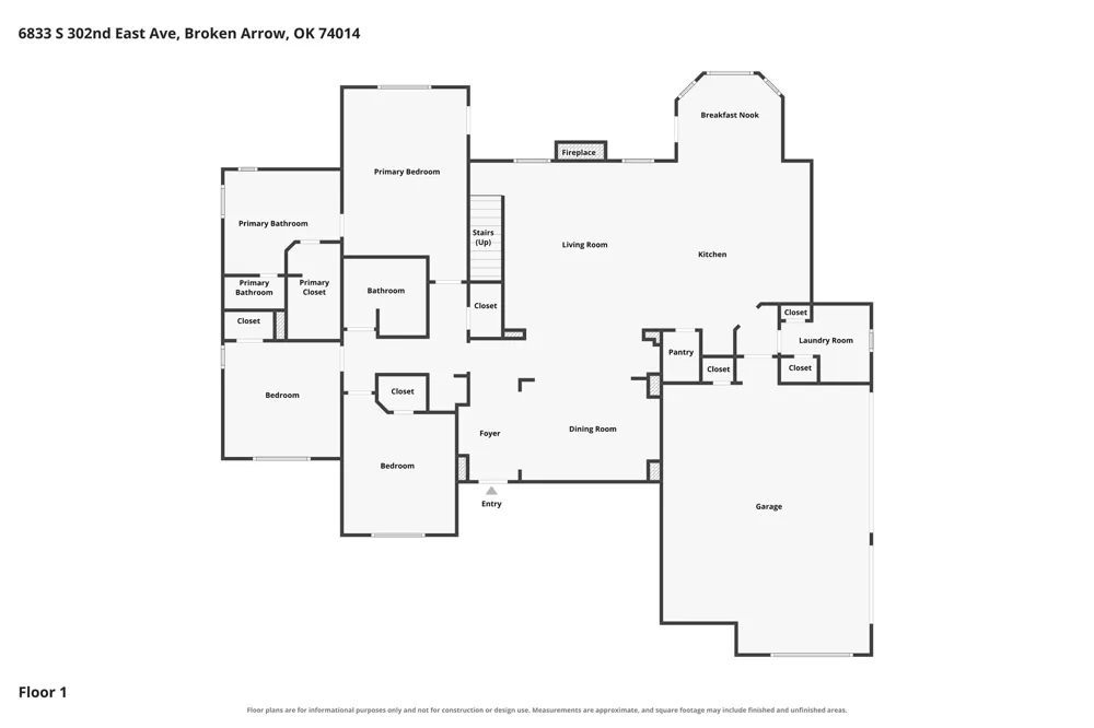 6833 S 302nd EastAvenue Broken Arrow, OK 74014