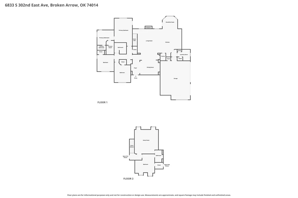 6833 S 302nd EastAvenue Broken Arrow, OK 74014