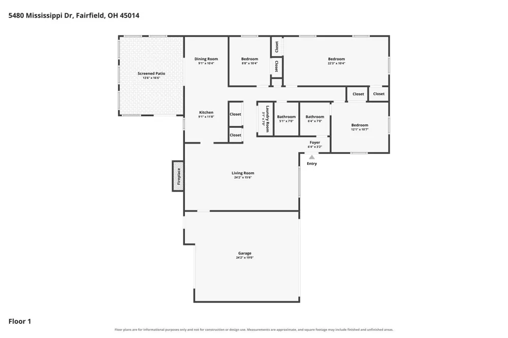5480 Mississippi Drive Fairfield, OH 45014