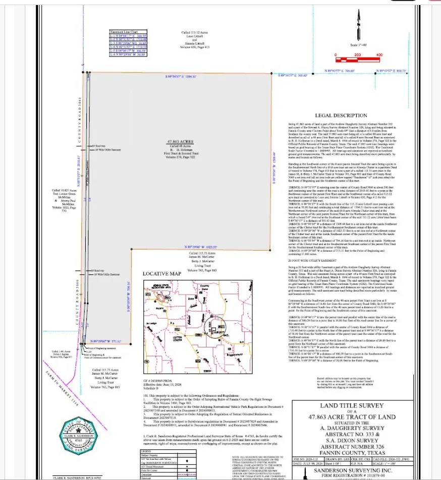 County 3060 Bonham, TX 75418