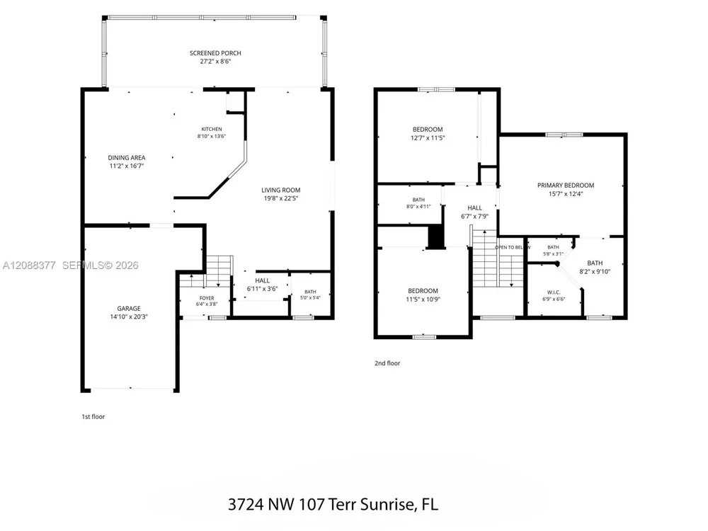 3724 NW 107th Ter Sunrise, FL 33351