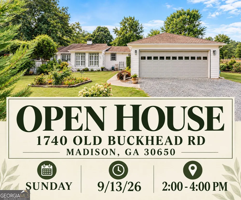 1740 Old Buckhead RD Madison, GA 30650