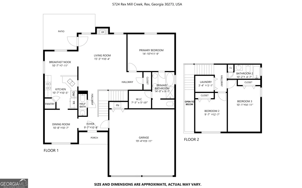 5724 Rex Mill CRK Rex, GA 30273