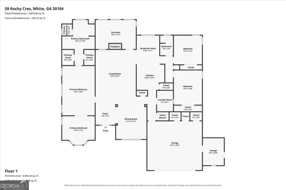 59 Rocky CIR NE White, GA 30184
