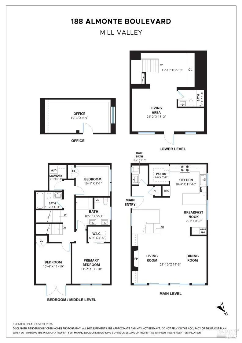 188 Almonte Boulevard Mill Valley, CA 94941
