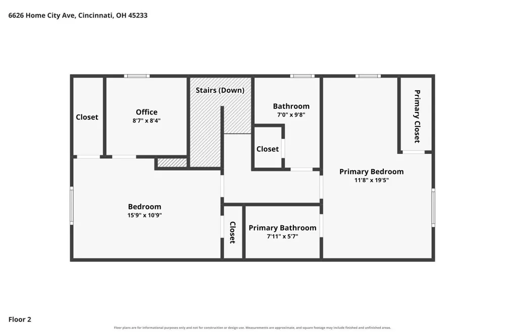 6626 Home City Avenue Cincinnati, OH 45233