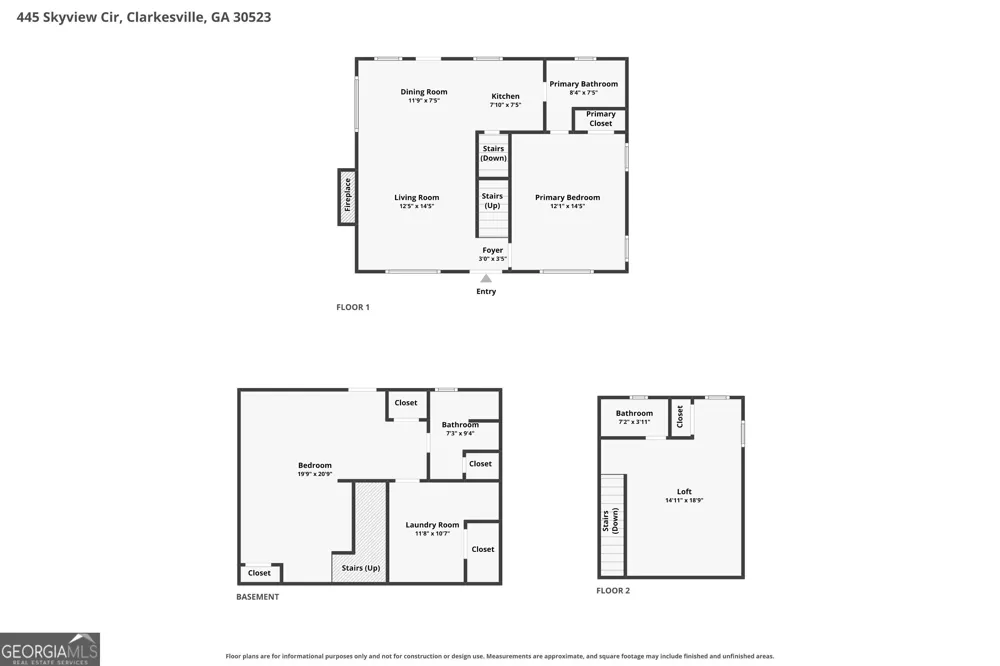 445 Skyview CIR Clarkesville, GA 30523