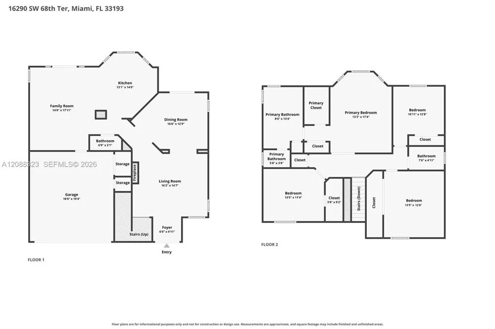 16290 SW 68th Ter Miami, FL 33193