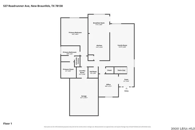 537 Roadrunner Ave New Braunfels, TX 78130