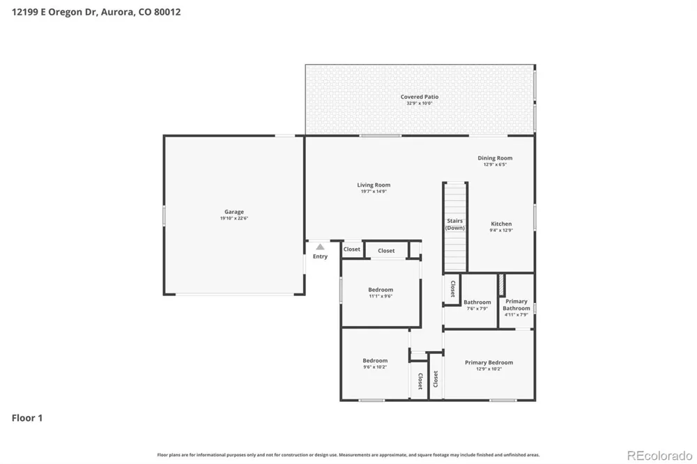 12199 E Oregon Drive Aurora, CO 80012