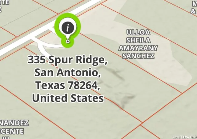 335 SPUR RDG San Antonio, TX 78264
