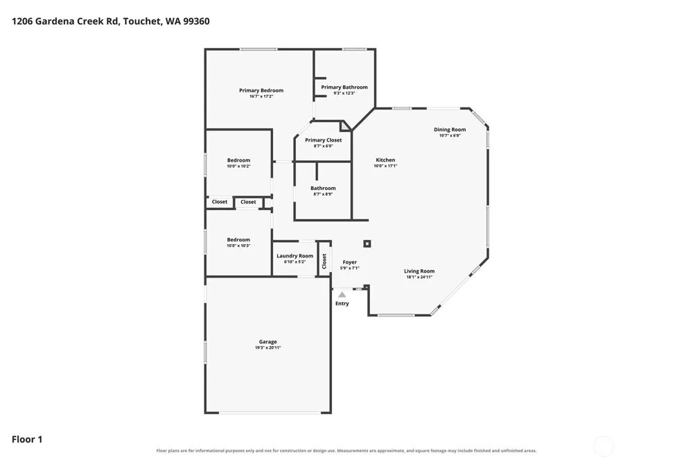 1206 Gardena Creek Road Touchet, WA 99360