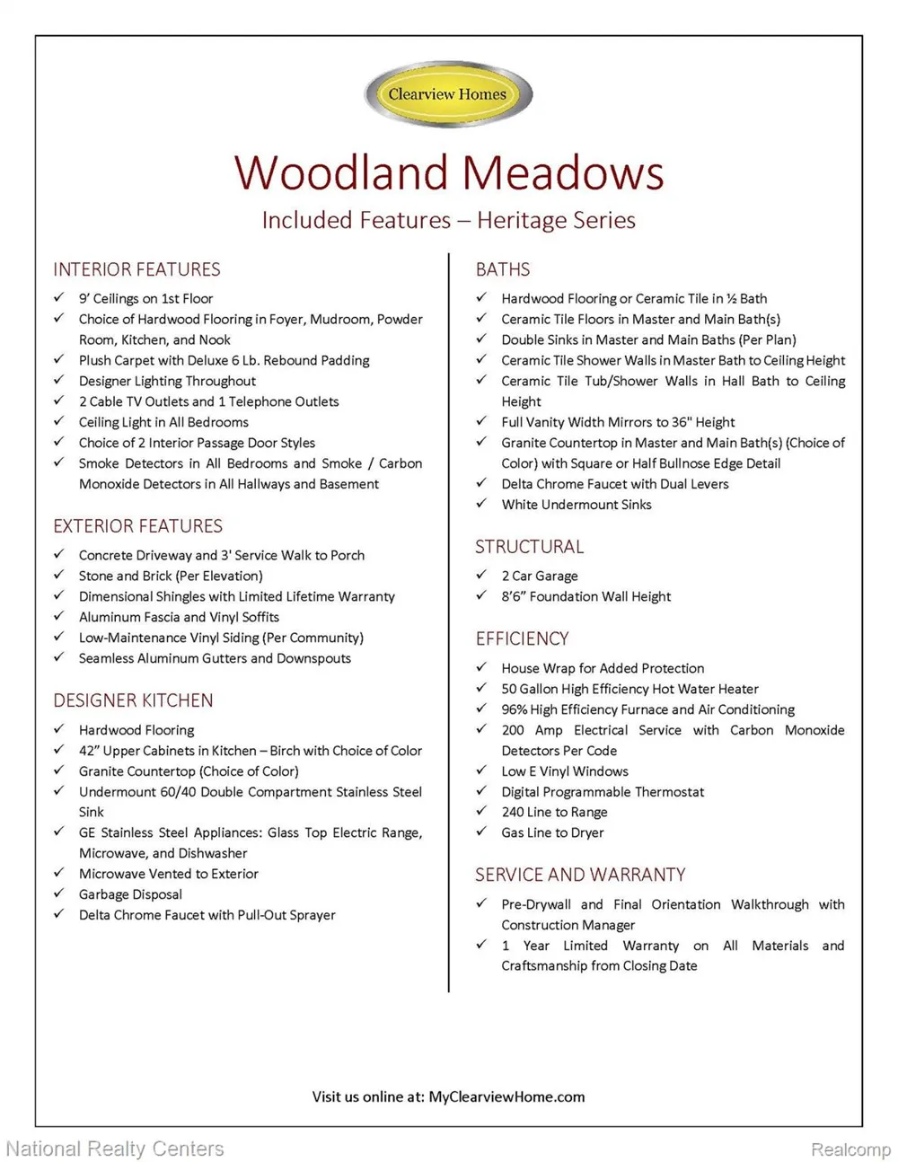 53182 Woodland Meadows Chesterfield Township, MI 48047