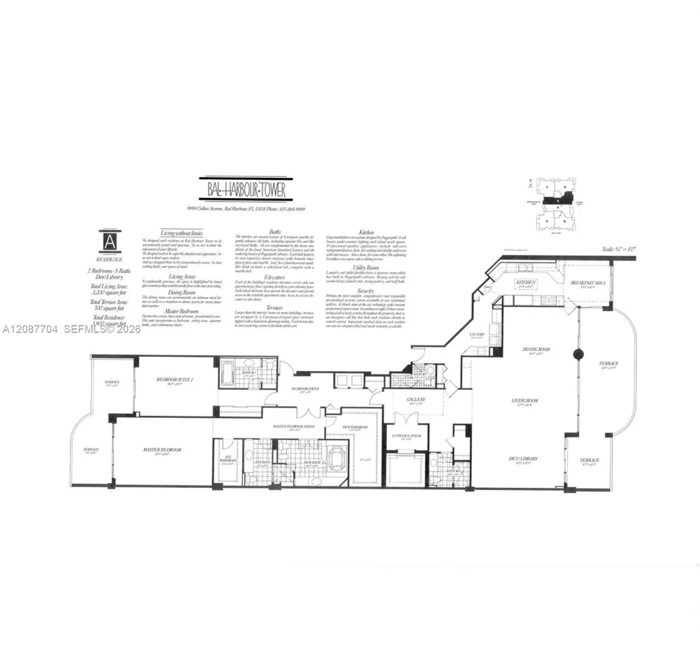 9999 Collins Ave #5E Bal Harbour, FL 33154