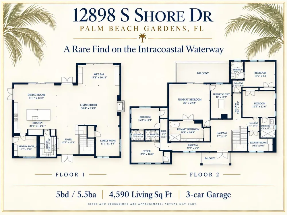 12898 S Shore Drive Palm Beach Gardens, FL 33410
