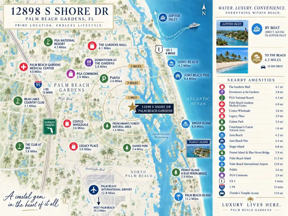 12898 S Shore Drive Palm Beach Gardens, FL 33410