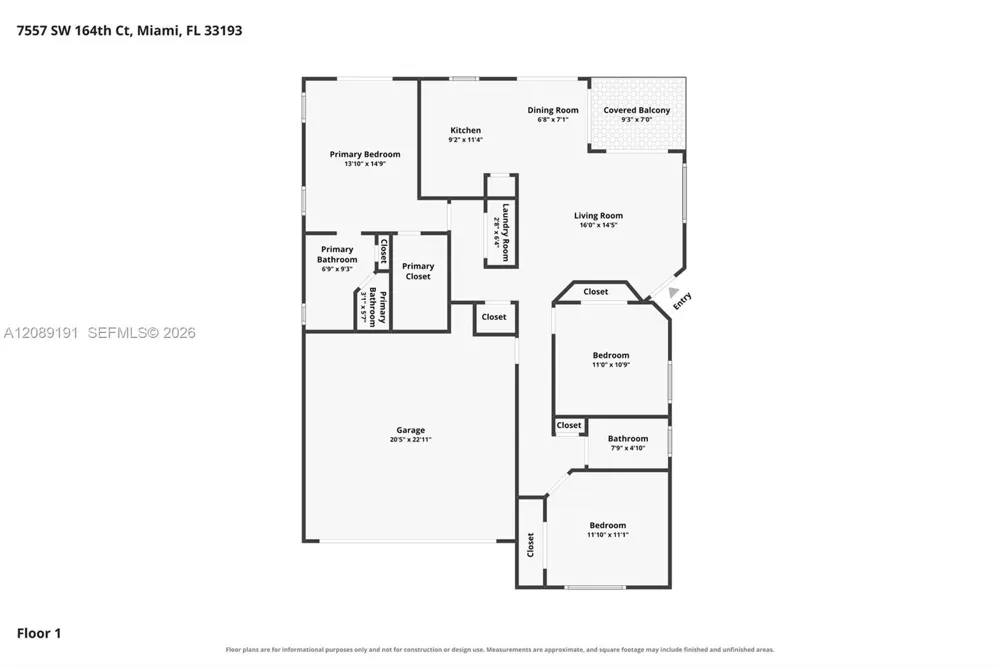 7557 SW 164th Ct Miami, FL 33193