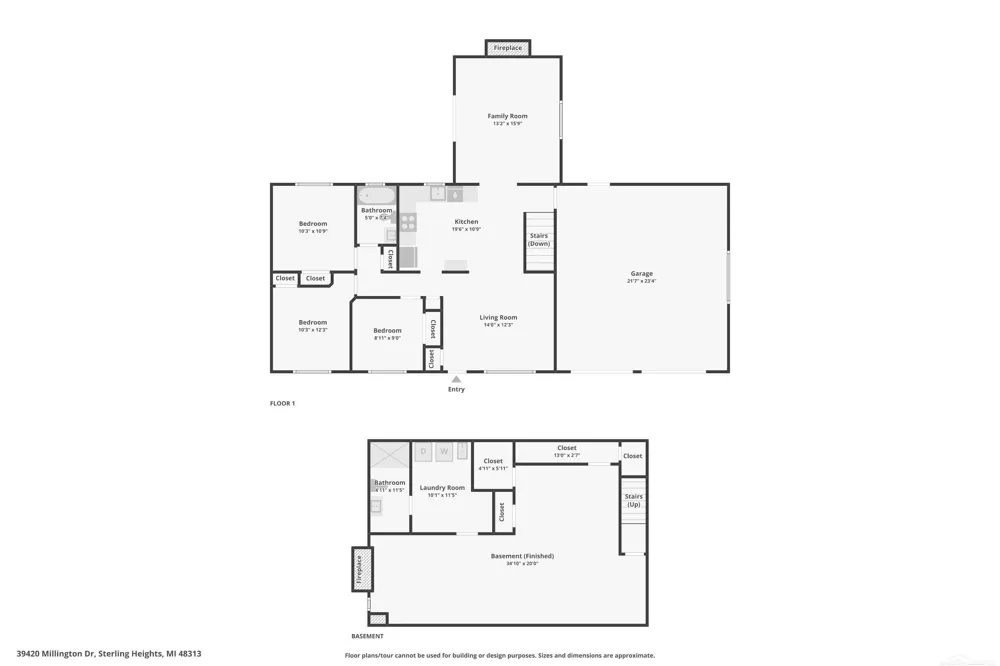 39420 millington Drive Sterling Heights City, MI 48313