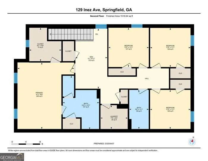 129 Inez AVE Springfield, GA 31329