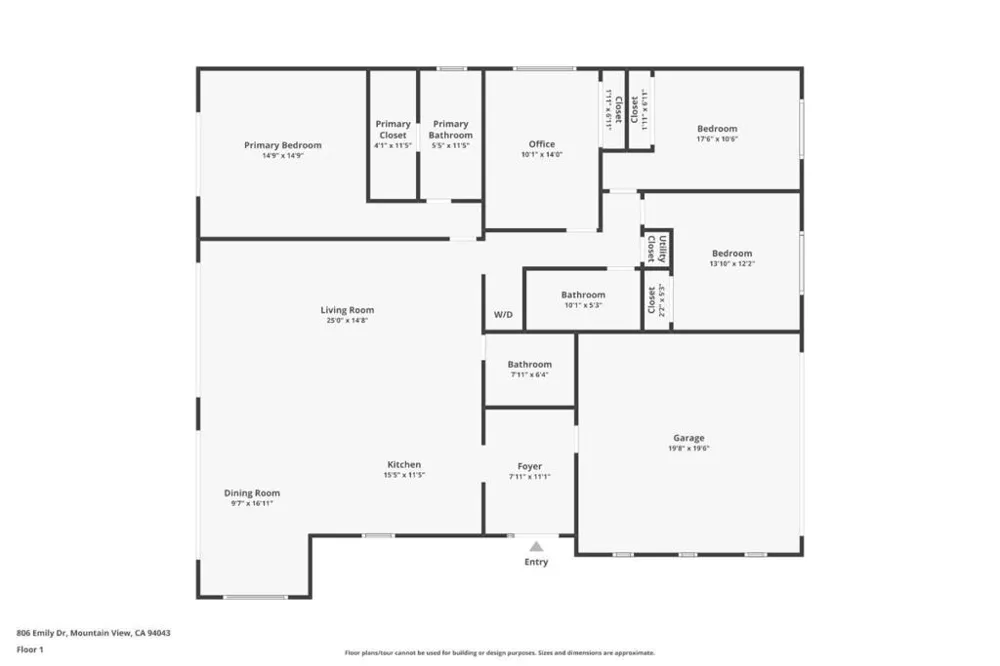 806 Emily Drive Mountain View, CA 94043