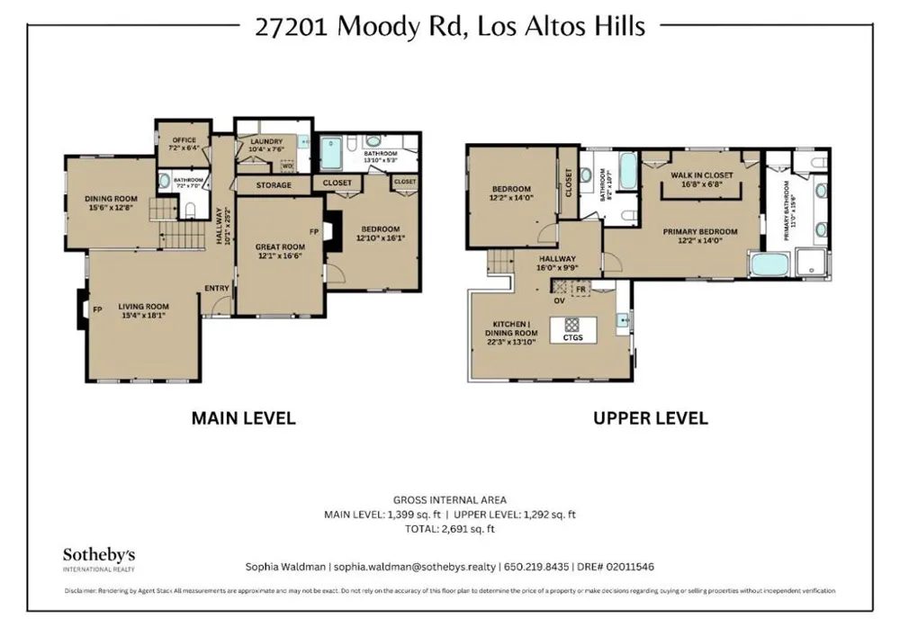 27201 Moody Road Los Altos Hills, CA 94022