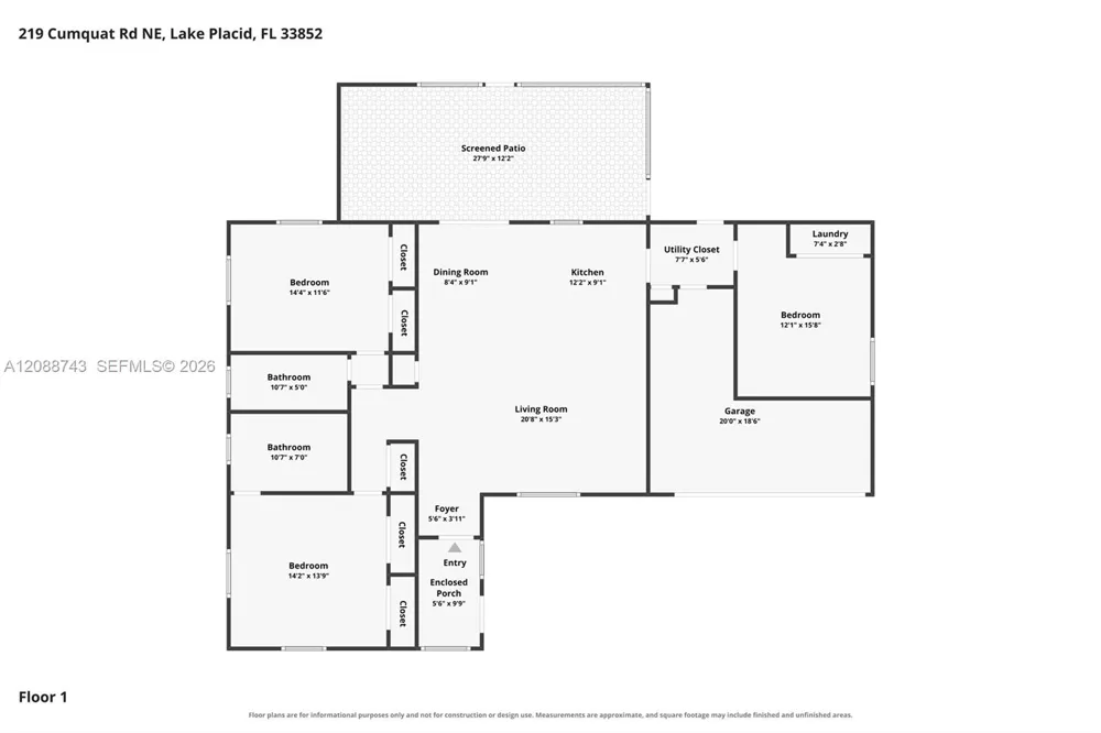 219 Cumquat Road NE Lake Placid, FL 33852