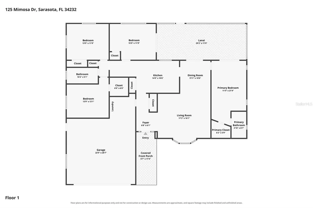 125 MIMOSA DRIVE Sarasota, FL 34232