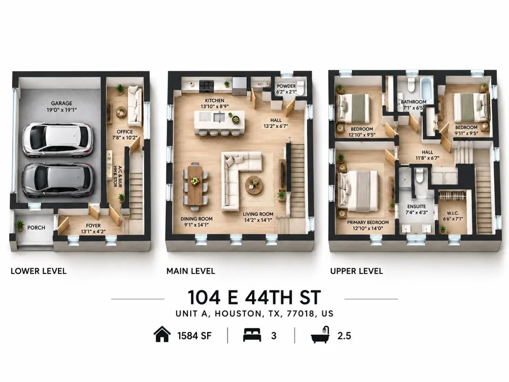 104 E 44th Street #A Houston, TX 77018