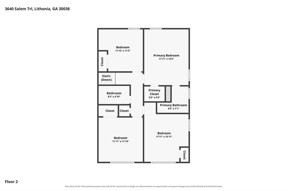 3640 Salem Trail Lithonia, GA 30038