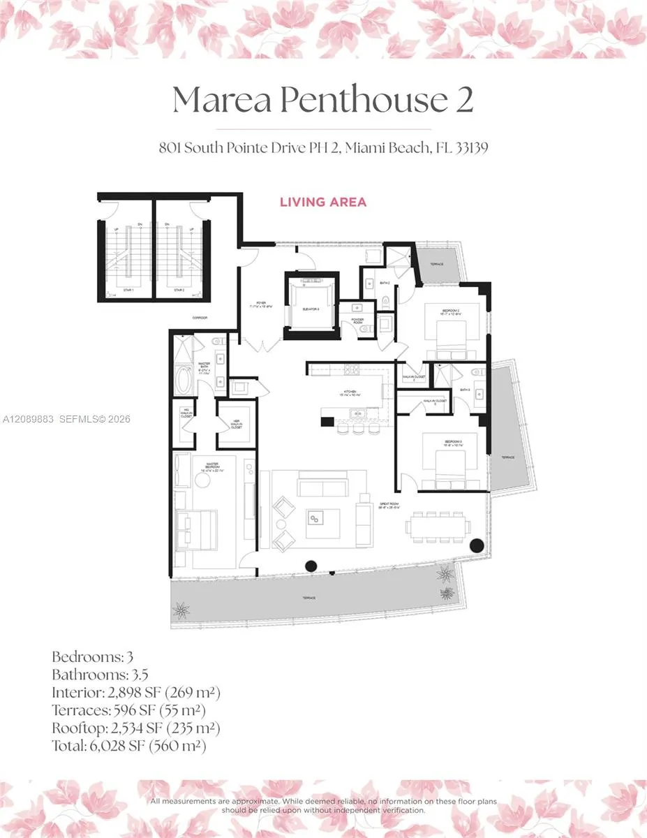 801 S Pointe Dr #602 Miami Beach, FL 33139