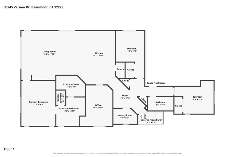 35245 Vernon Beaumont, CA 92223