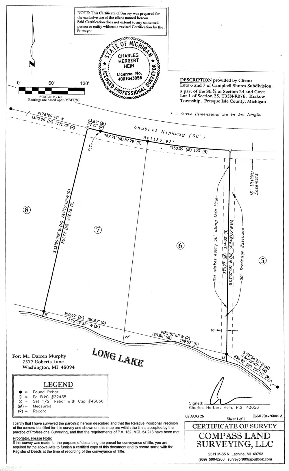 15801 SHUBERT Highway Krakow Township, MI 49707