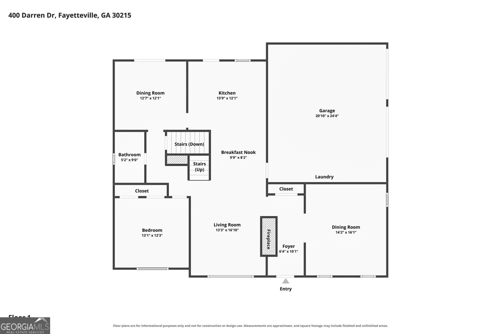 400 Darren DR Fayetteville, GA 30215