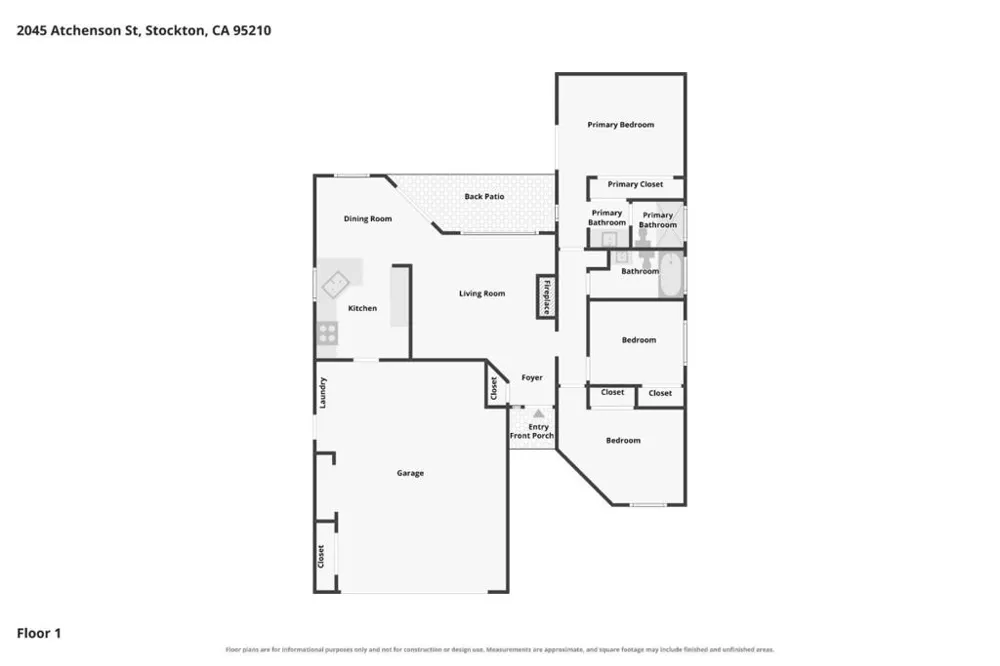 Address Not Shown Stockton, CA 95210