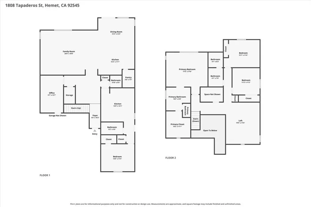 1808 Tapaderos Hemet, CA 92545