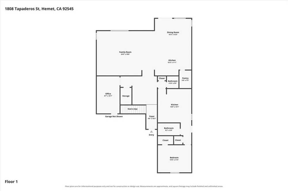 1808 Tapaderos Hemet, CA 92545