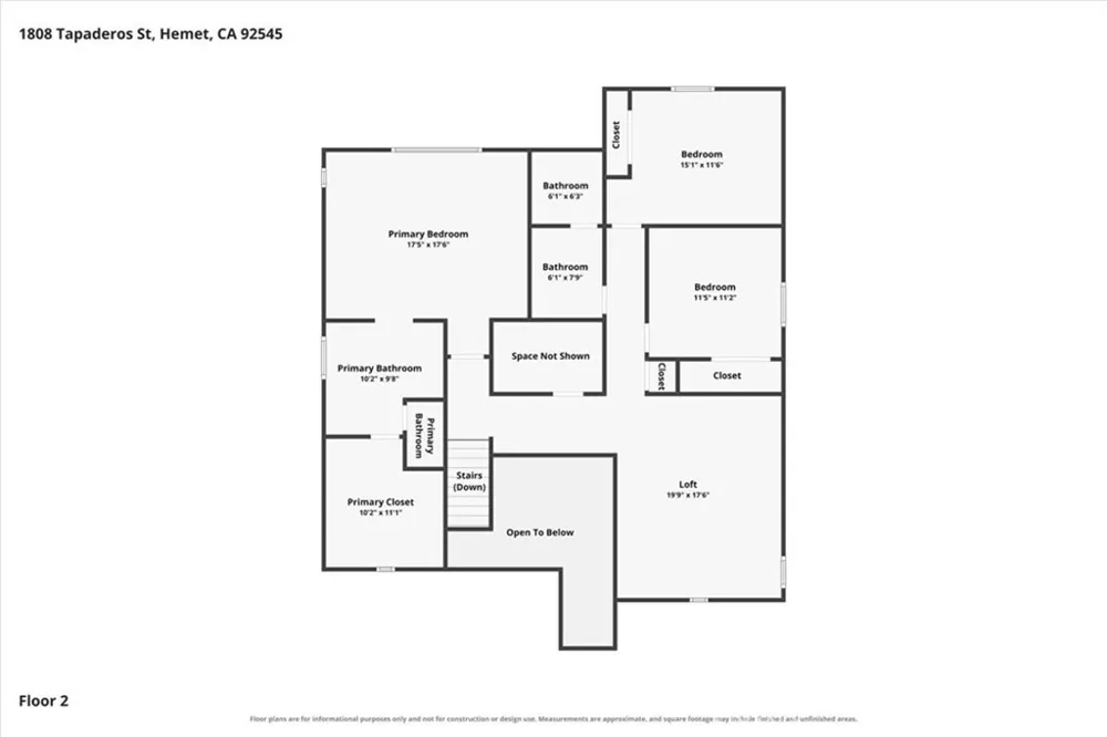 1808 Tapaderos Hemet, CA 92545