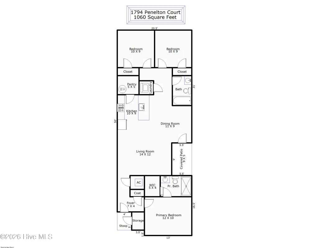 1794 Penelton Court SE Bolivia, NC 28422